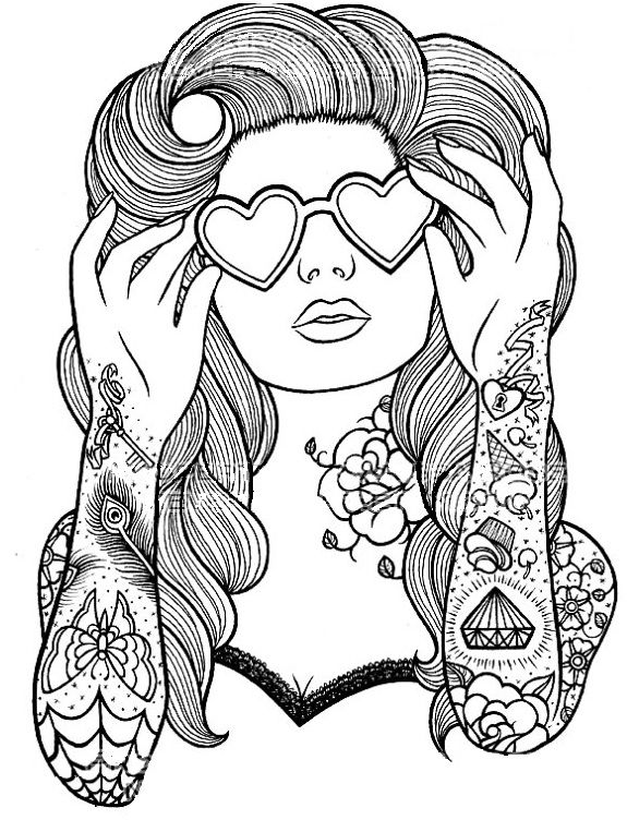 32 Fun People Coloring Pages Printable 8