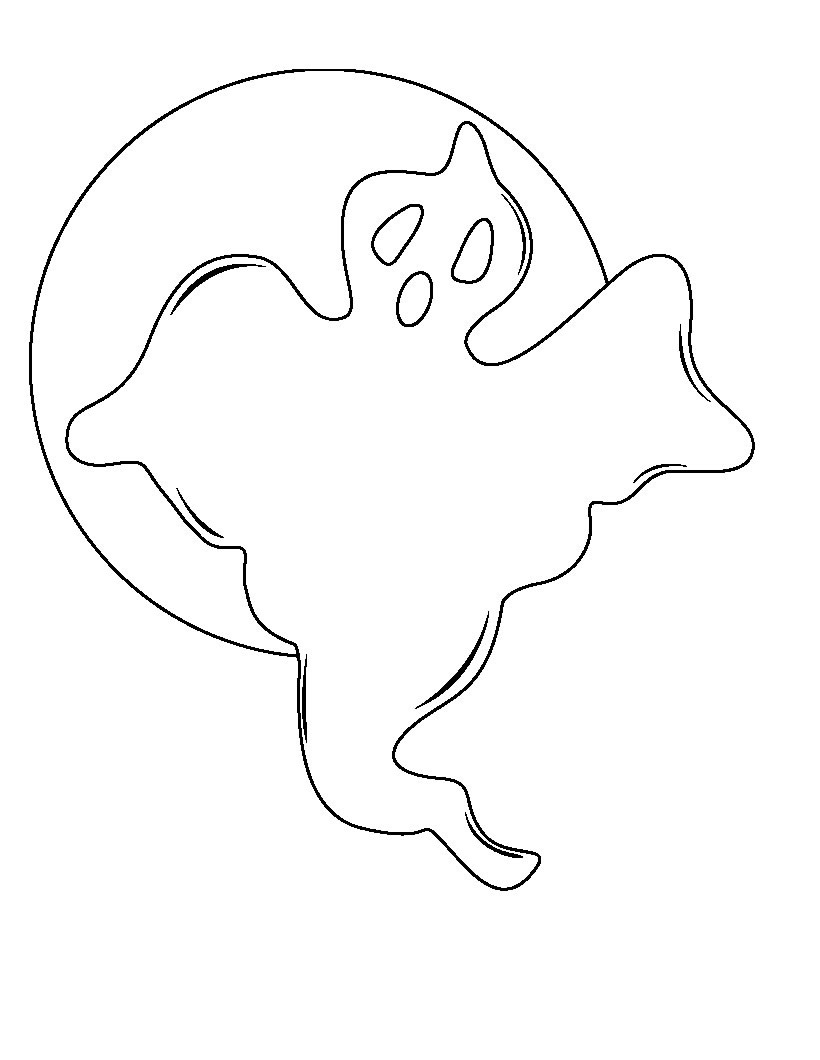 32 Ghostly Haunter Coloring Page Printable 20