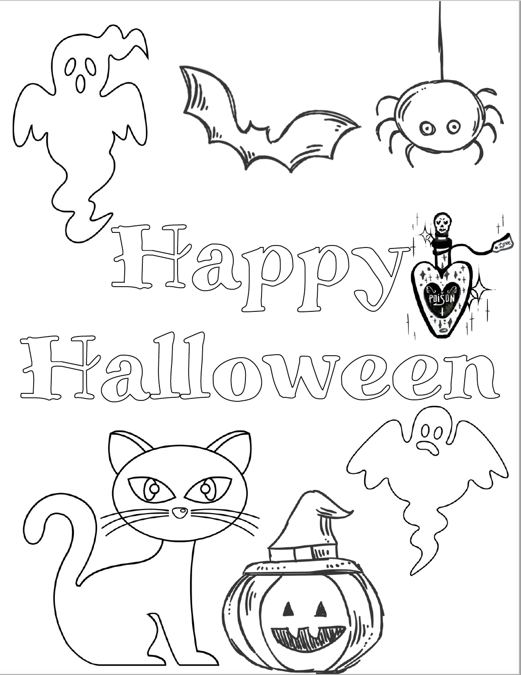 32 Ghostly Haunter Coloring Page Printable 30