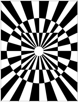 32 Optical Illusions Coloring Pages Printable 30