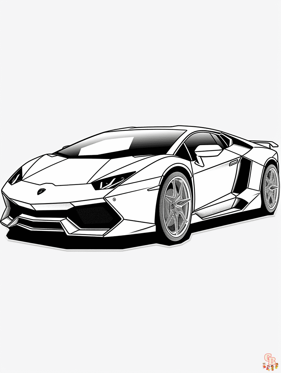 32 Sleek Lamborghini Urus Coloring Pages Printable 3