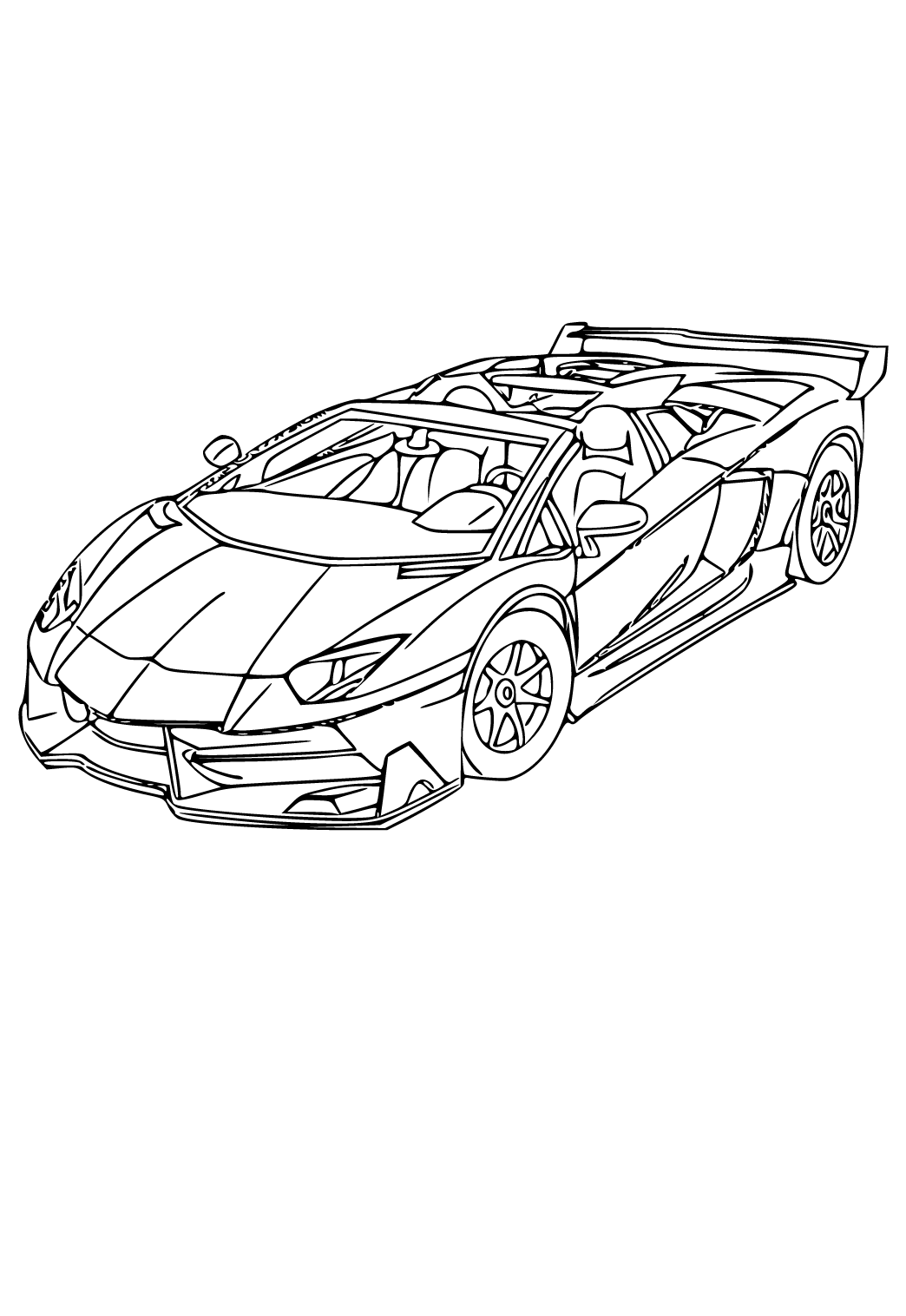 32 Sleek Lamborghini Urus Coloring Pages Printable 4