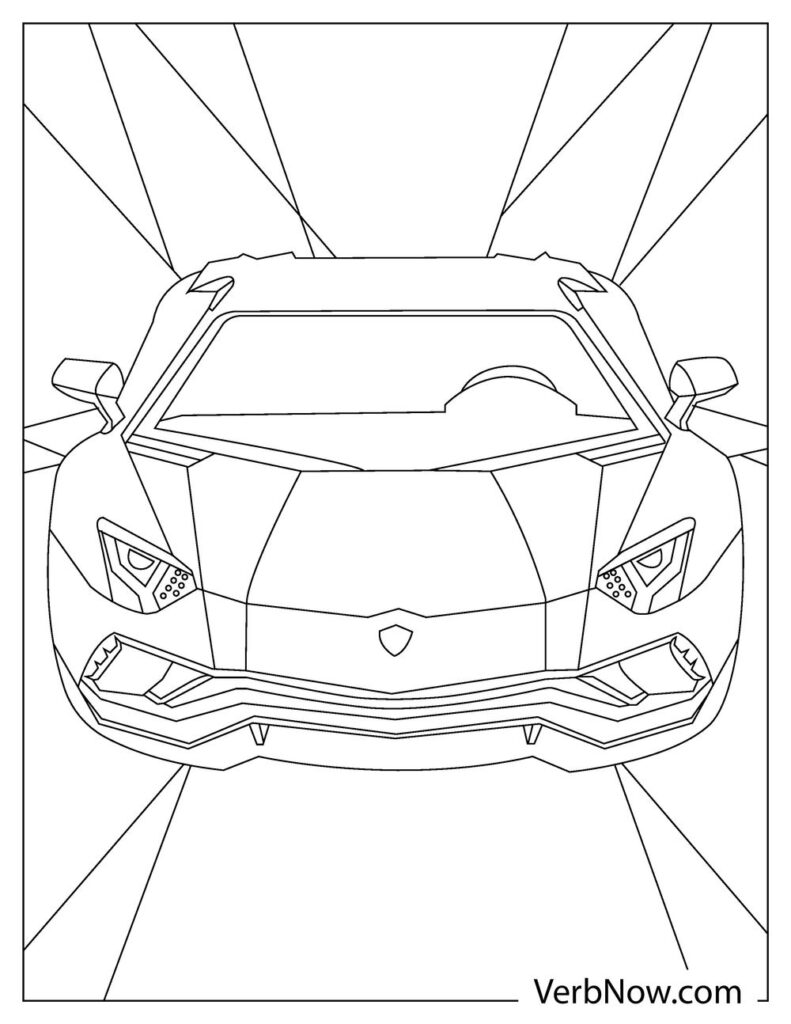 32 Sleek Lamborghini Urus Coloring Pages Printable 6