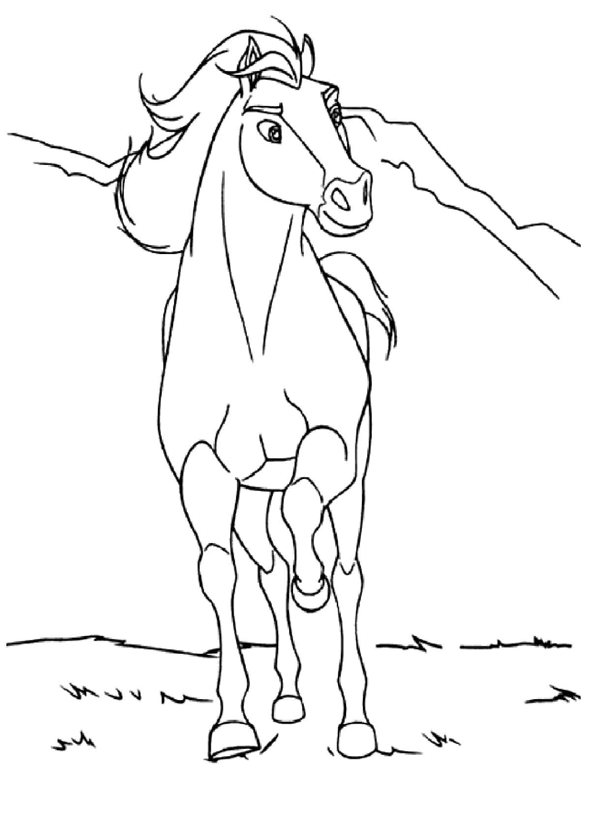 32 Spirit Riding Free Coloring Pages Printable 26