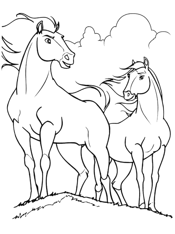 32 Spirit Riding Free Coloring Pages Printable 30