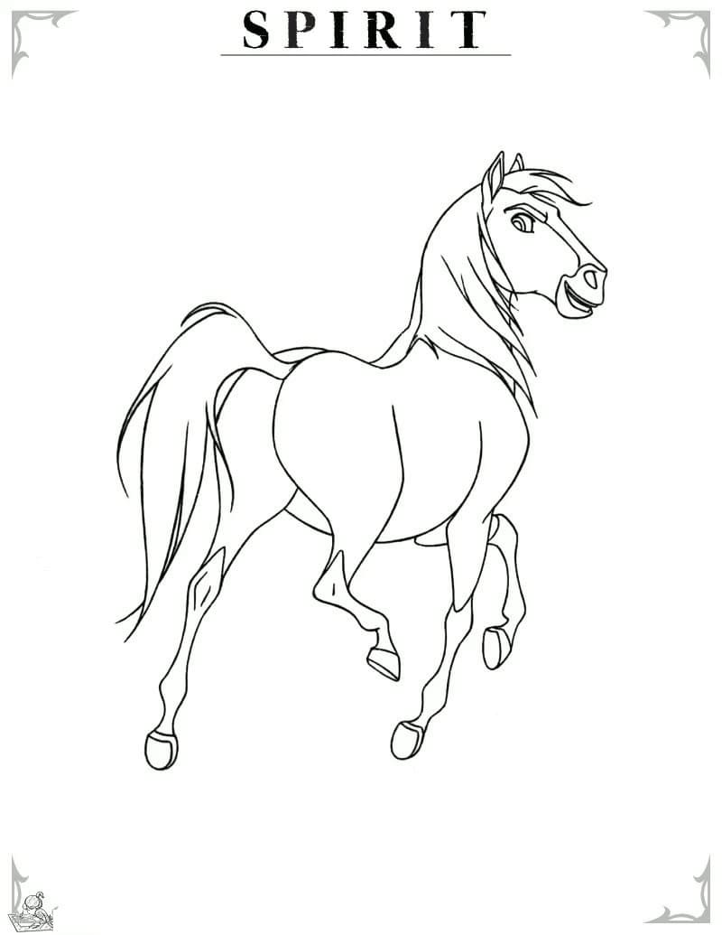 32 Spirit Riding Free Coloring Pages Printable 5