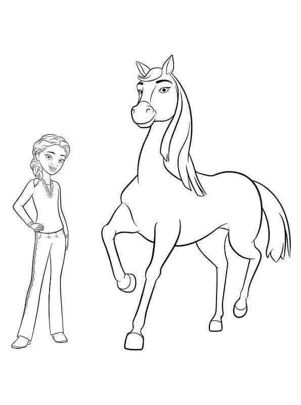 32 Spirit Riding Free Coloring Pages Printable 8