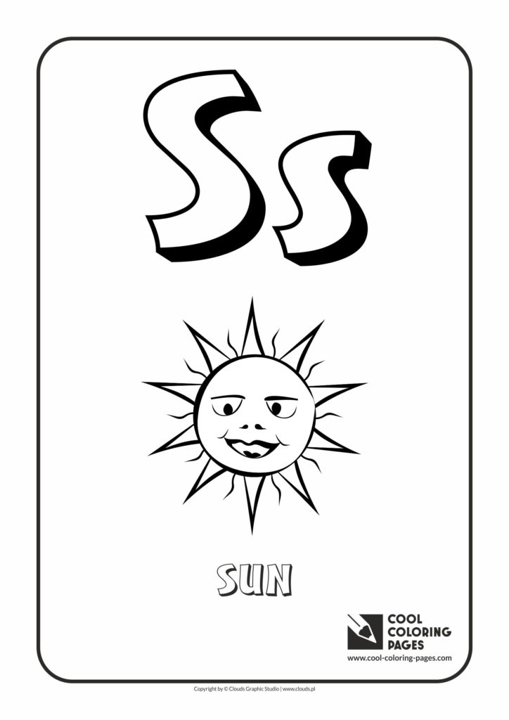 32 Stylish Letter S Coloring Pages Printable 23