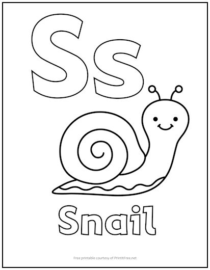 32 Stylish Letter S Coloring Pages Printable 28