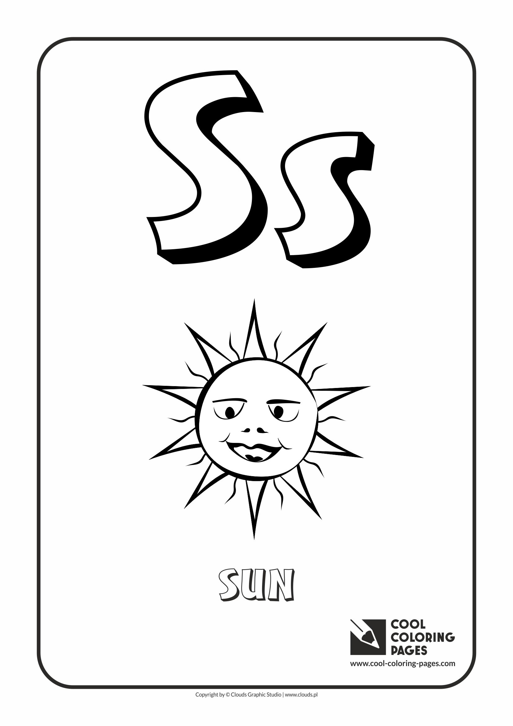 stylish letter s coloring pages printable jpg