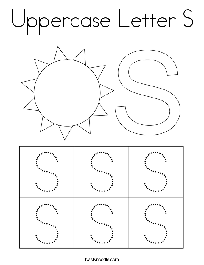 32 Stylish Letter S Coloring Pages Printable 34