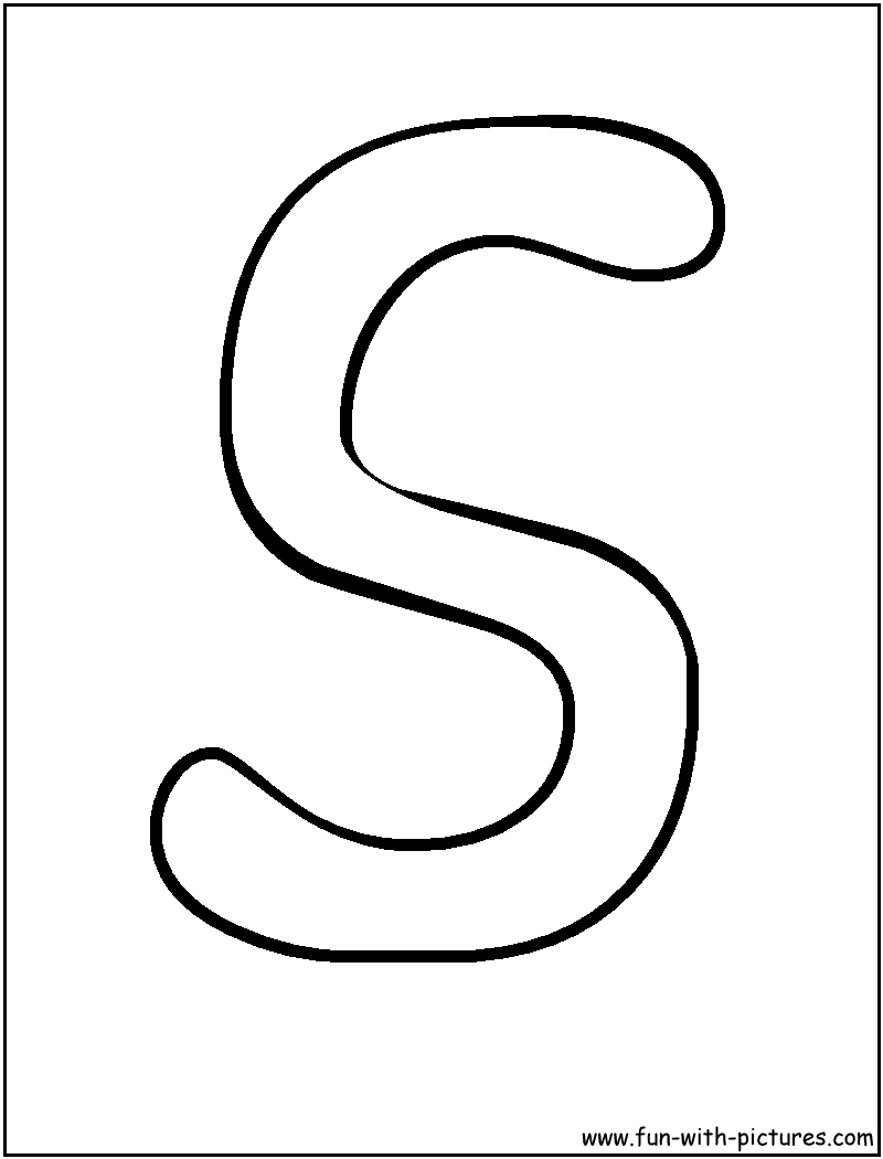 32 Stylish Letter S Coloring Pages Printable 35