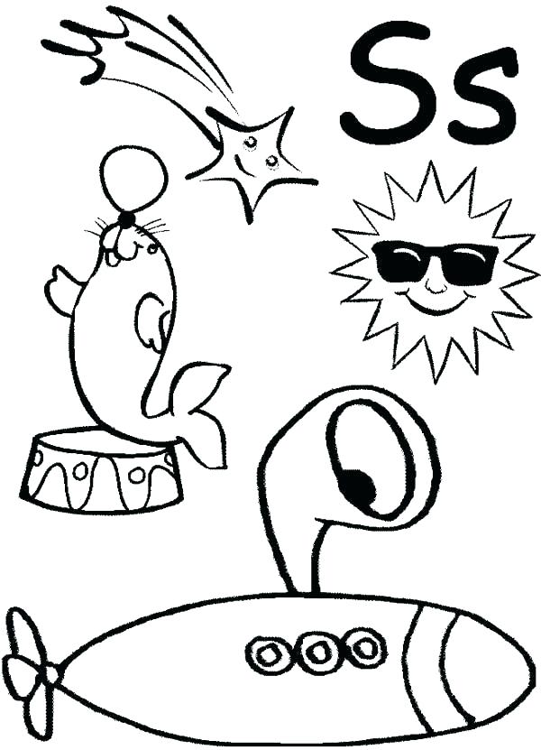 32 Stylish Letter S Coloring Pages Printable 7