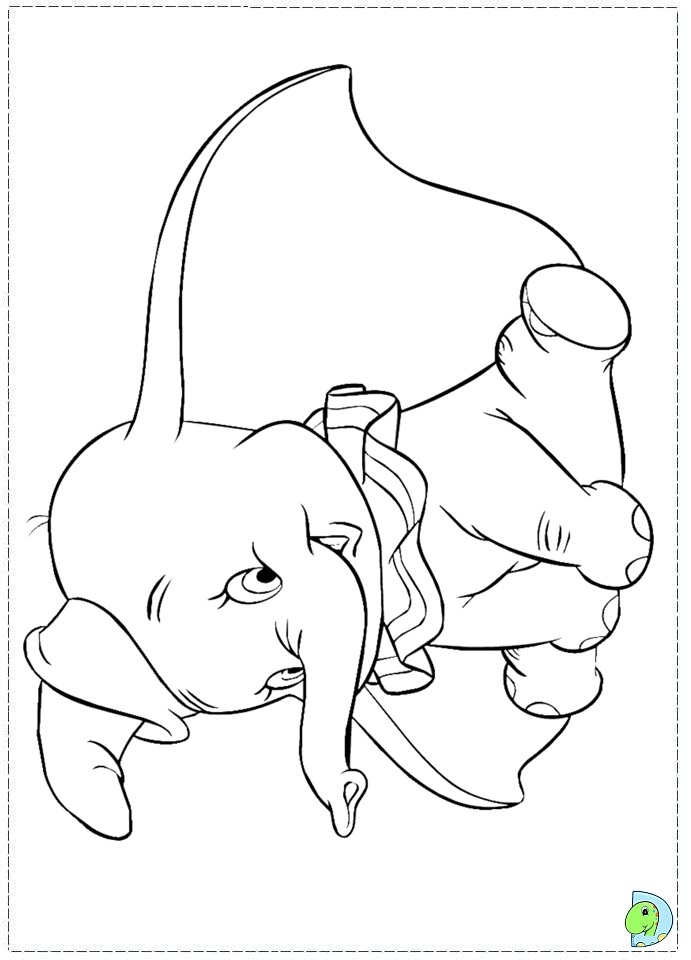 33 Adorable Dumbo Coloring Pages Printable 18