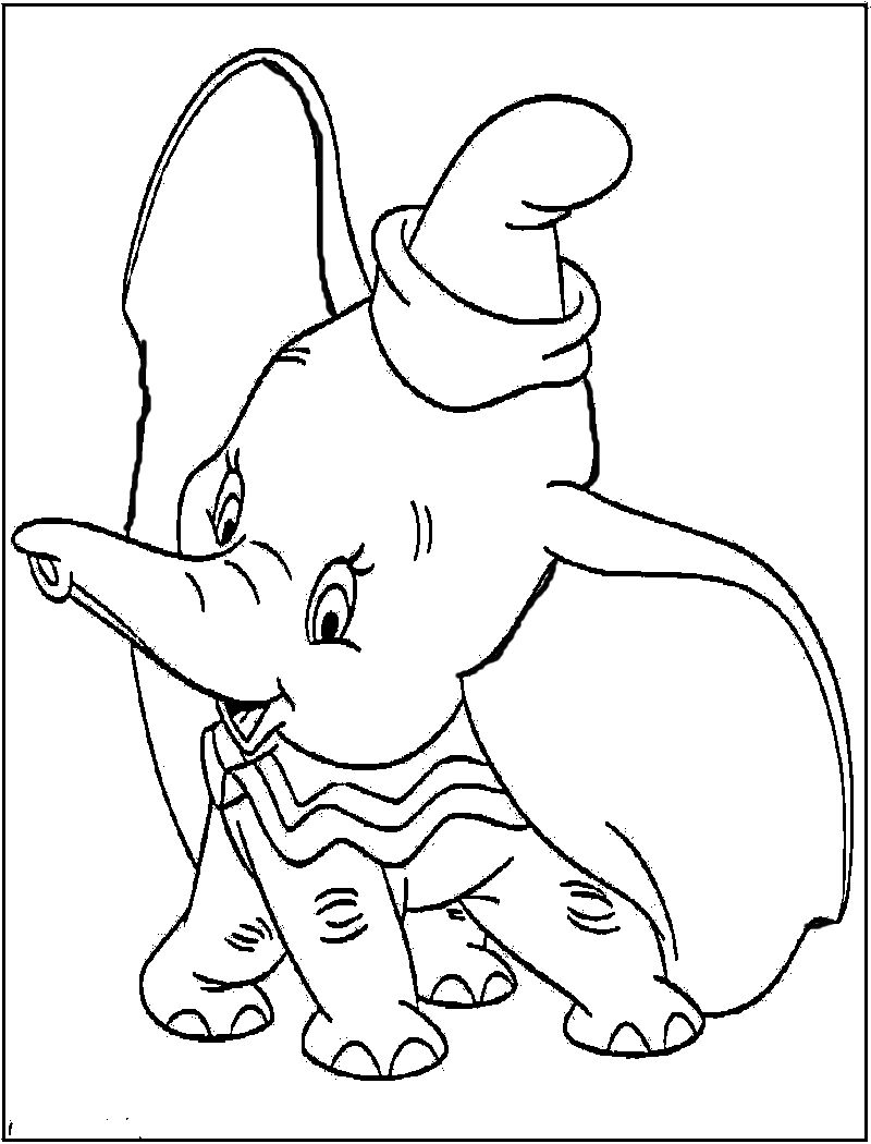 33 Adorable Dumbo Coloring Pages Printable 20