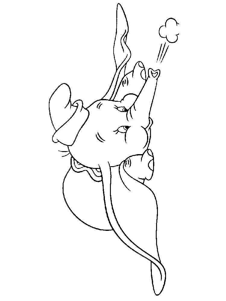 33 Adorable Dumbo Coloring Pages Printable 22