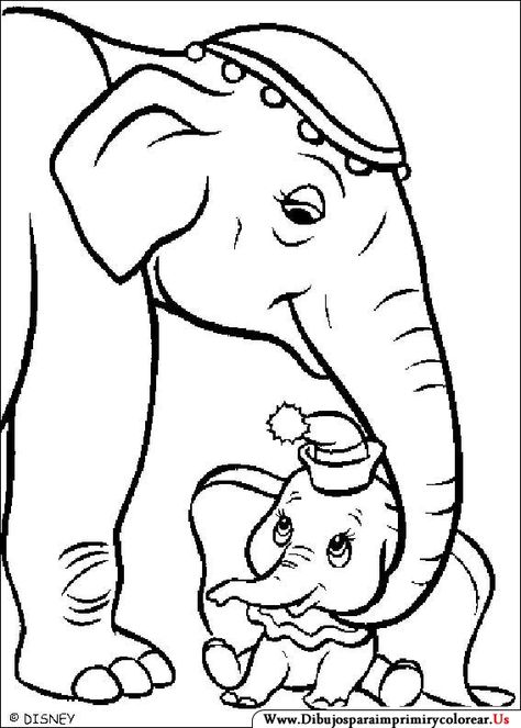 33 Adorable Dumbo Coloring Pages Printable 24