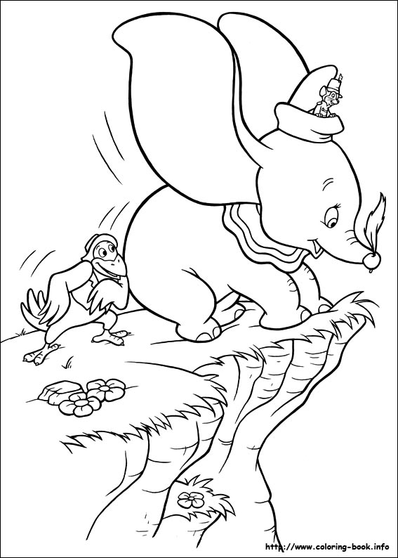 33 Adorable Dumbo Coloring Pages Printable 28