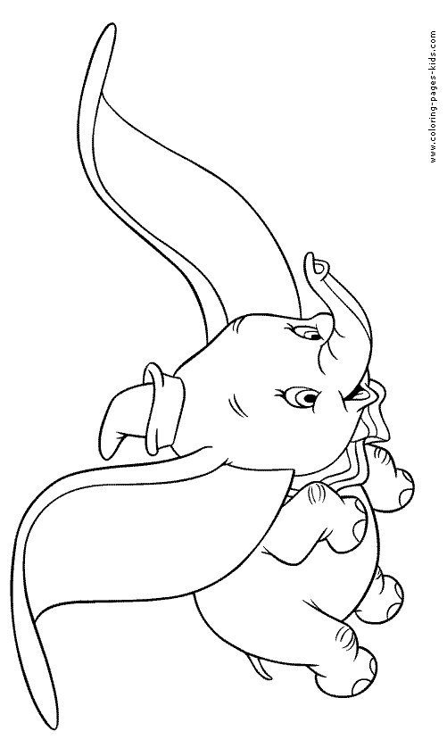 33 Adorable Dumbo Coloring Pages Printable 8