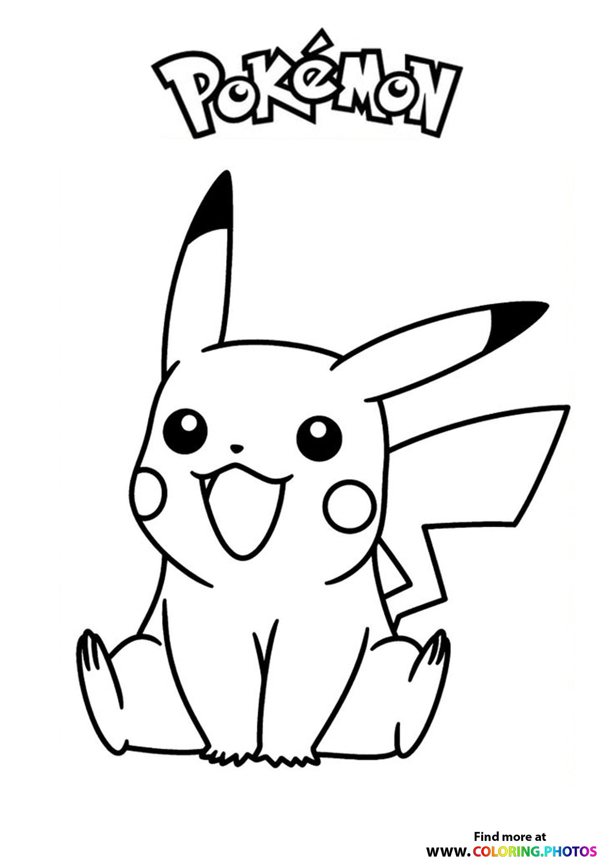 adorable pikachu coloring pages printable jpg