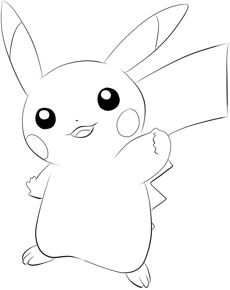 adorable pikachu coloring pages printable jpg