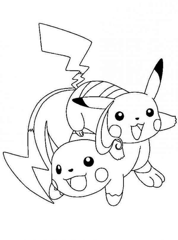 adorable pikachu coloring pages printable jpg