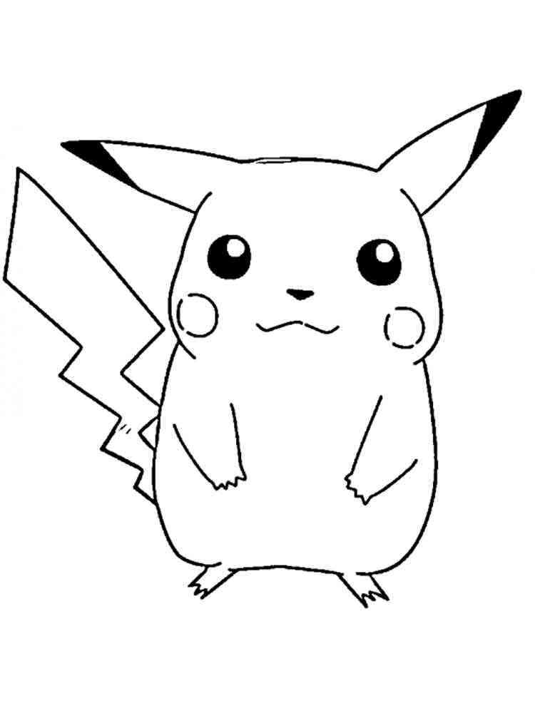 adorable pikachu coloring pages printable jpg