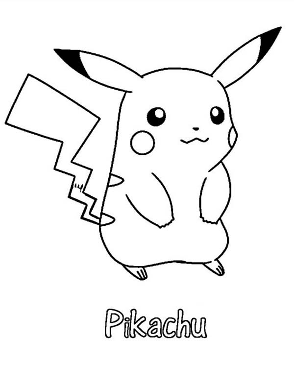 adorable pikachu coloring pages printable jpg