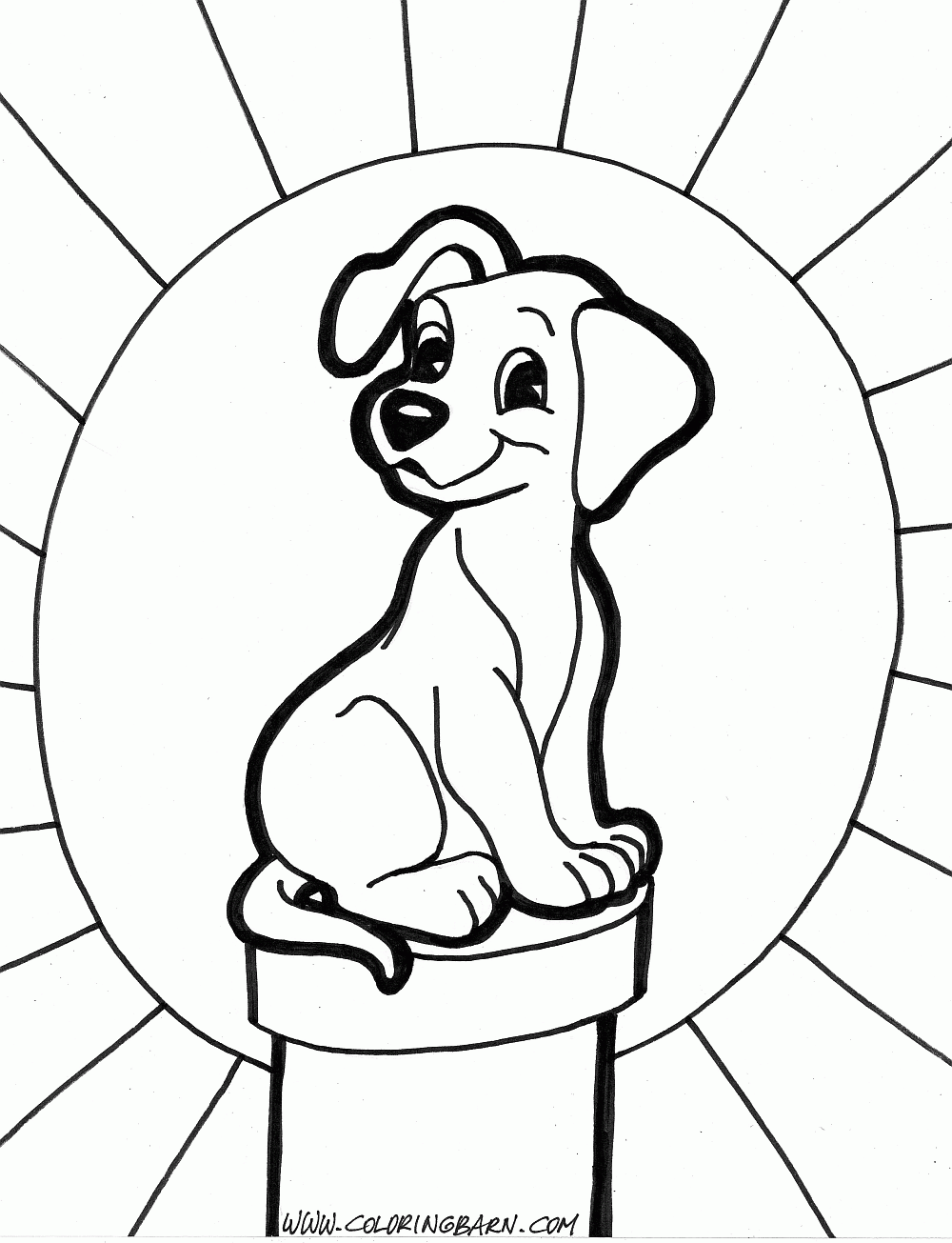 33 Dog Print Coloring Pages Printable 15