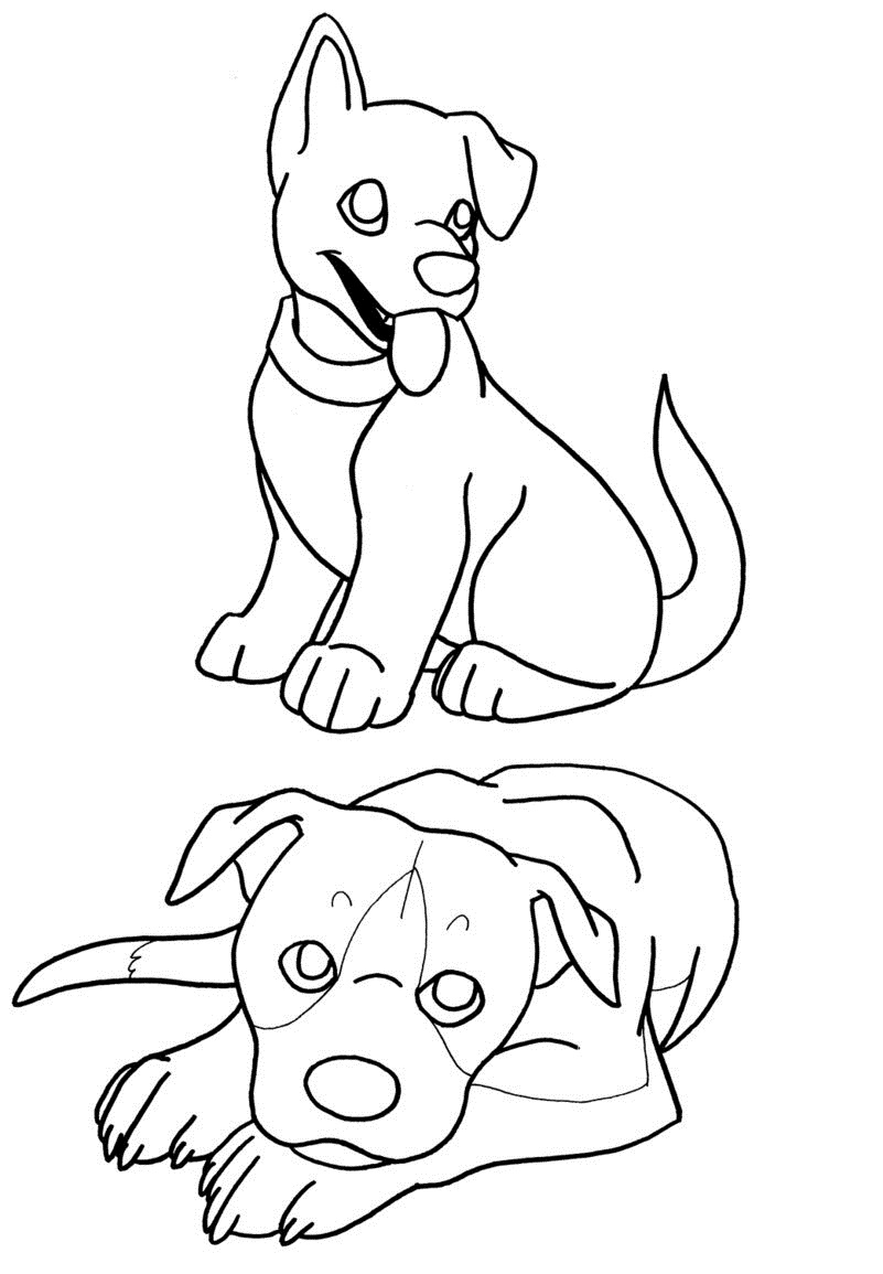 33 Dog Print Coloring Pages Printable 29