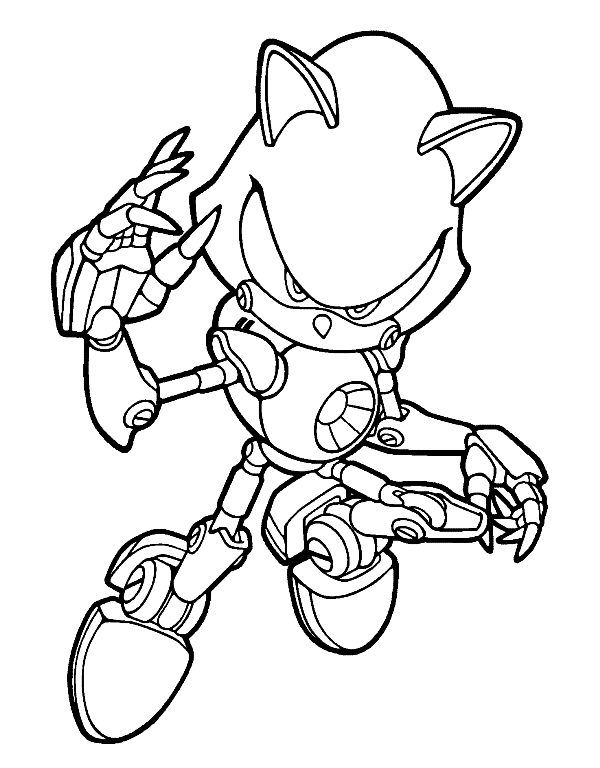 33 Dr. Eggman Robotnik Coloring Pages Printable 11