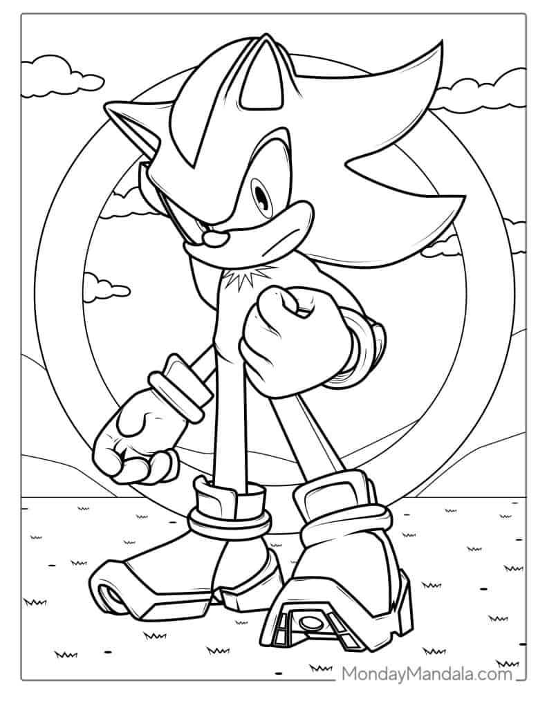 33 Dr. Eggman Robotnik Coloring Pages Printable 17