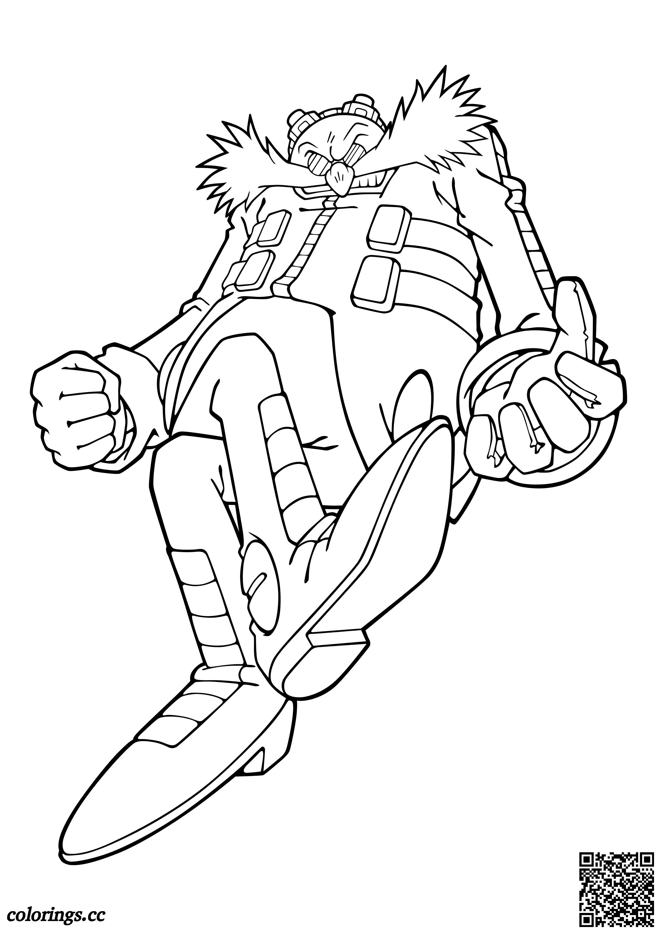 33 Dr. Eggman Robotnik Coloring Pages Printable 26