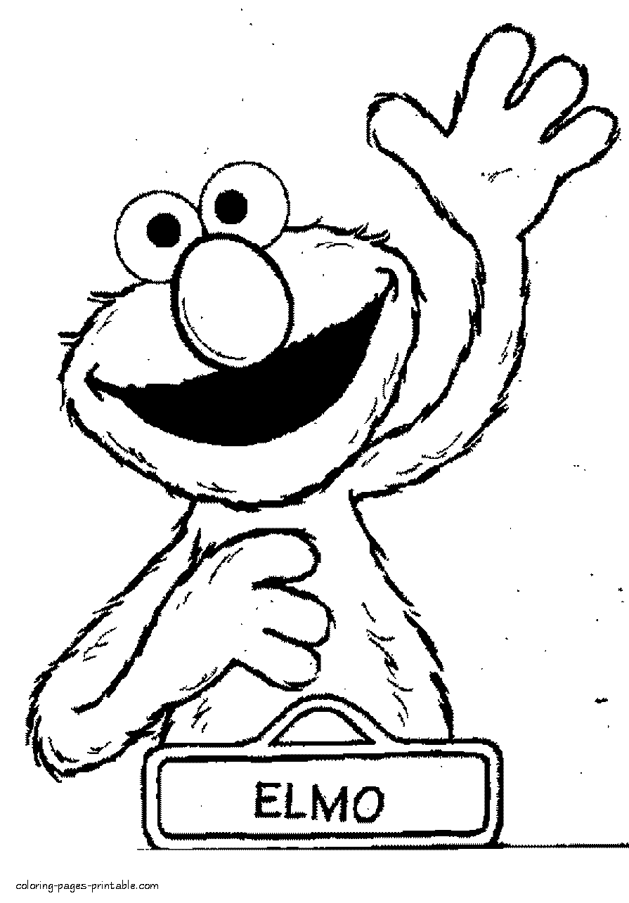 33 Elmo And Tango Coloring Pages Printable 16