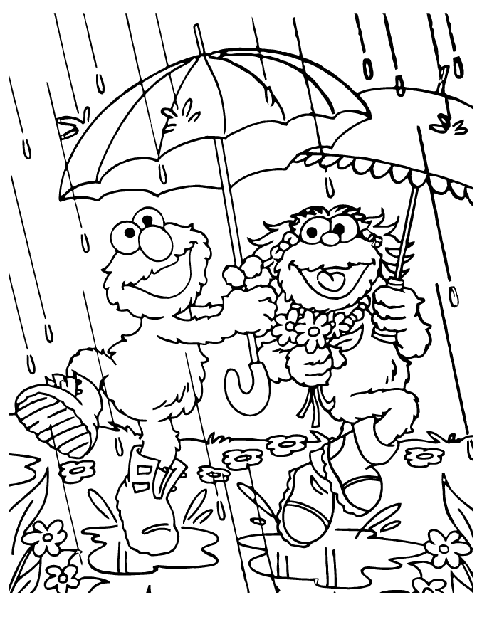 33 Elmo And Tango Coloring Pages Printable 19