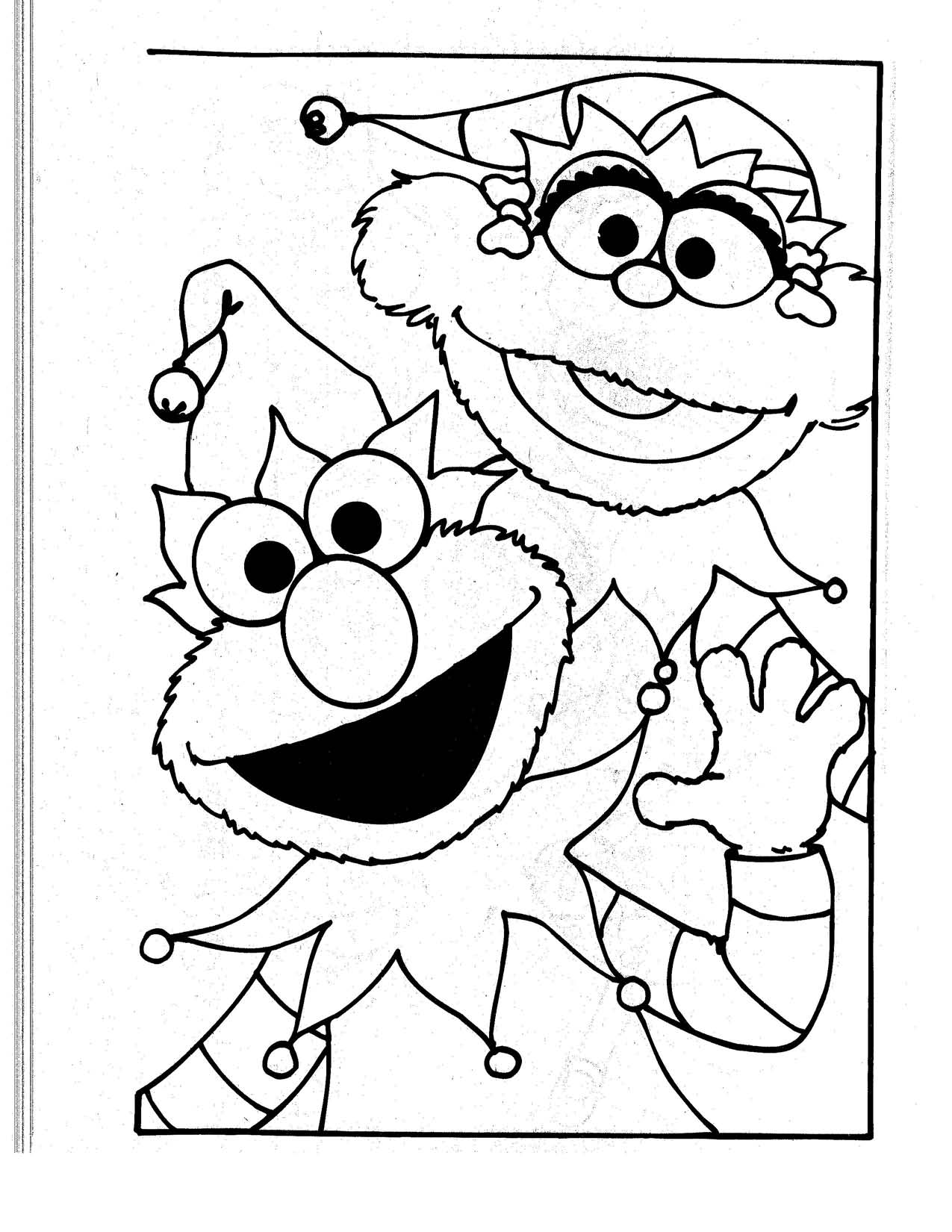 33 Elmo And Tango Coloring Pages Printable 2