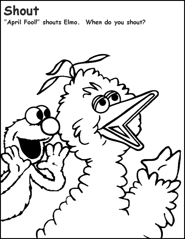 33 Elmo And Tango Coloring Pages Printable 5