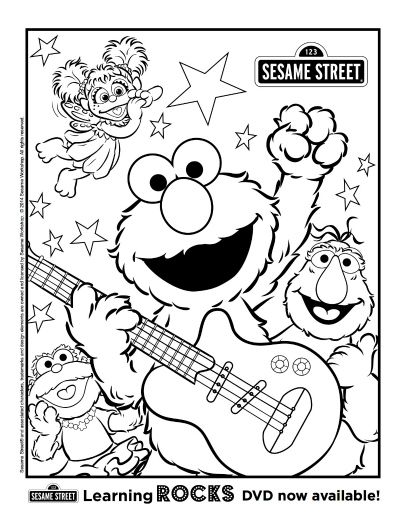 33 Elmo And Tango Coloring Pages Printable 6