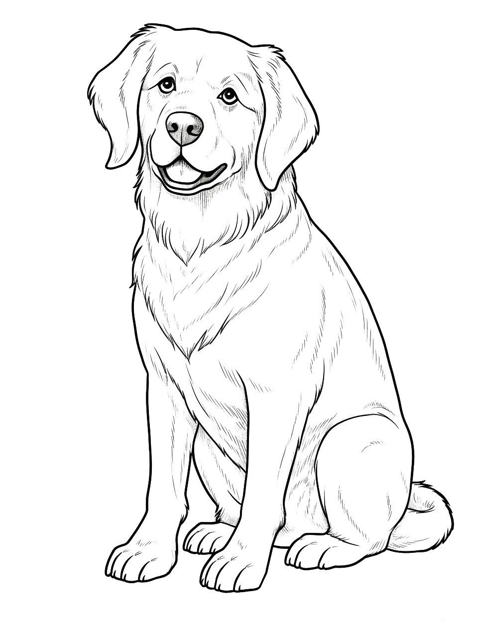 33 Friendly Labrador Coloring Pages Printable 13