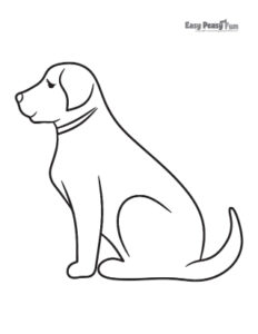 33 Friendly Labrador Coloring Pages Printable 16