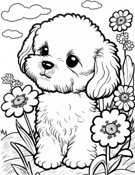 33 Friendly Labrador Coloring Pages Printable 20