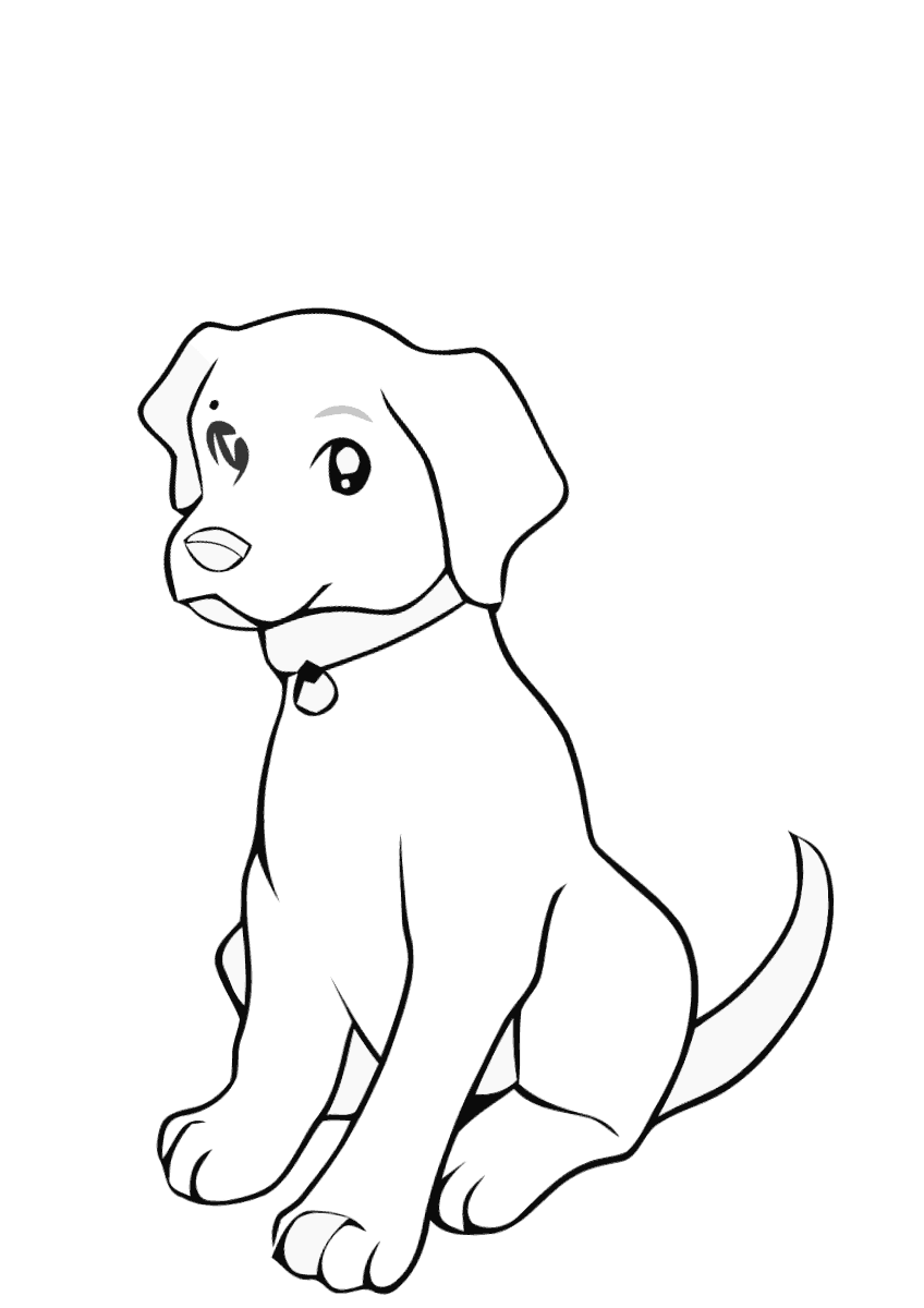 33 Friendly Labrador Coloring Pages Printable 32