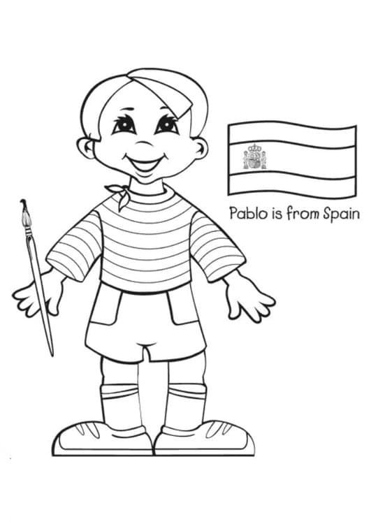 33 Fun Spain Coloring Pages Printable 30