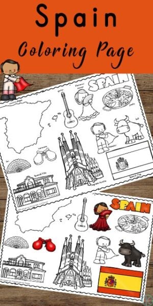 33 Fun Spain Coloring Pages Printable 7