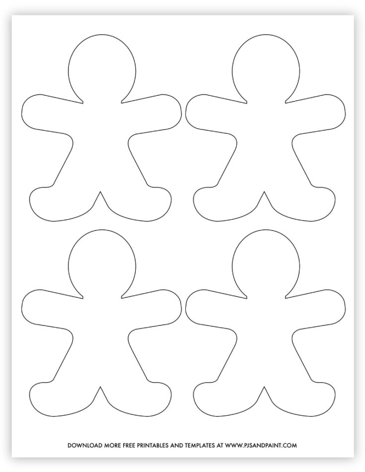 33 Gingerbread Man Templates Printable 10