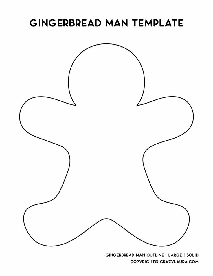 33 Gingerbread Man Templates Printable 14