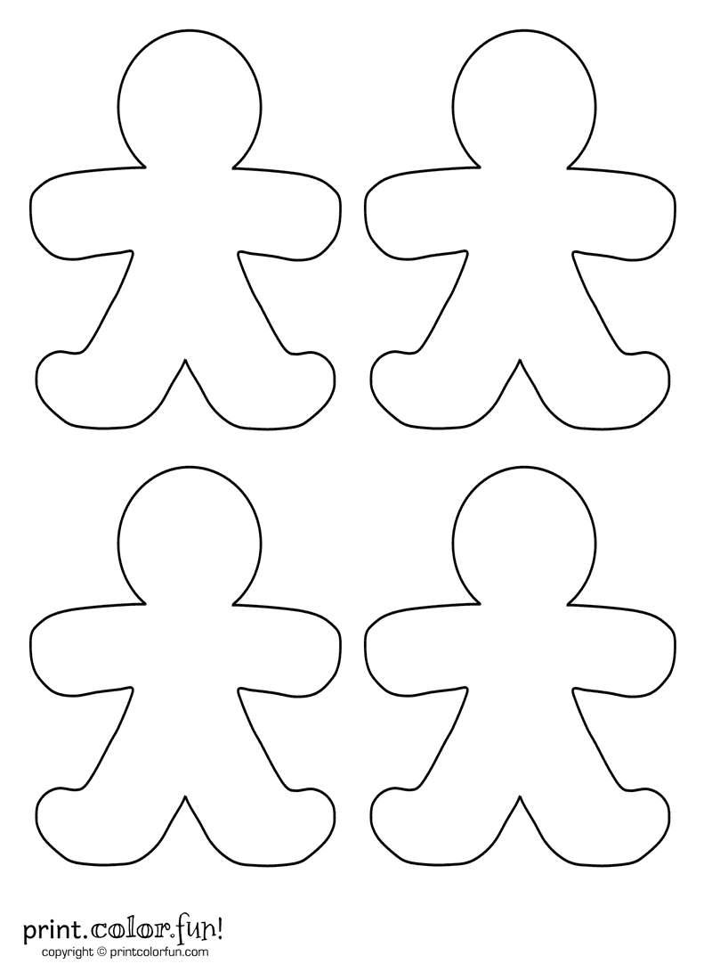 33 Gingerbread Man Templates Printable 16