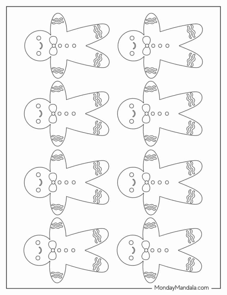 33 Gingerbread Man Templates Printable 29