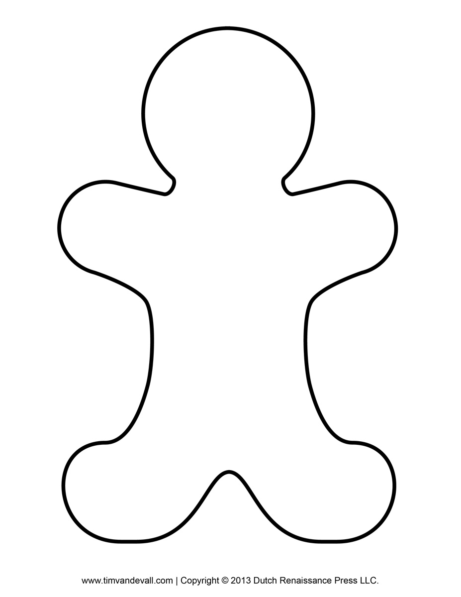 33 Gingerbread Man Templates Printable 9