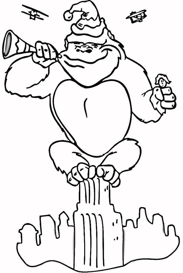 33 King Kong Coloring Pages Printable 22